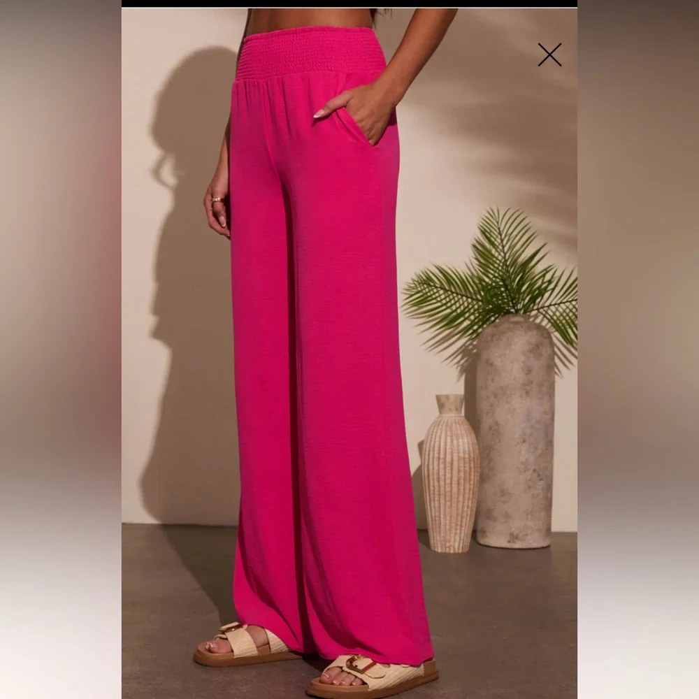 VICI Women's Pink Crop Top & Pants Set - 2 pieces - NWOT - Picture 5 of 13